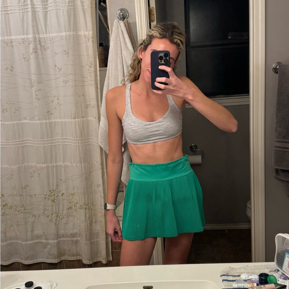 Women’s All in Motion Green Pleated mini skirt